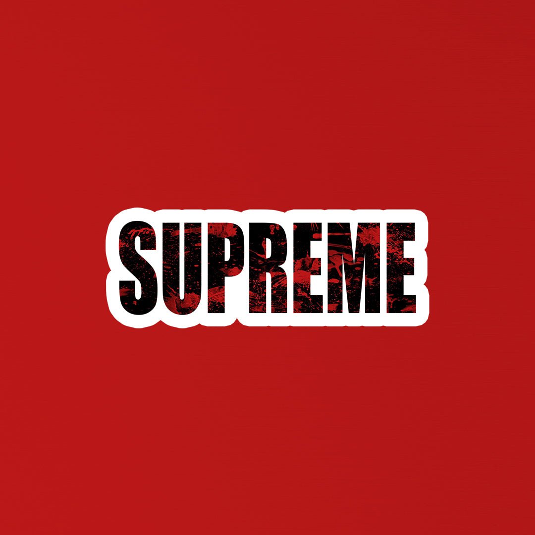 Supreme Logo Sticker - STICKER LOK