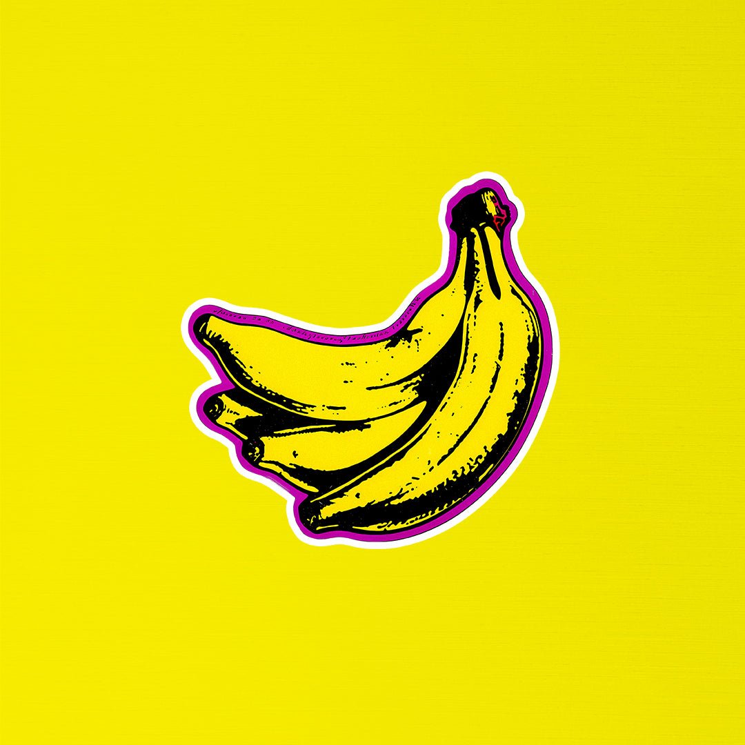 Banana Bright Pop Art Sticker - STICKER LOK