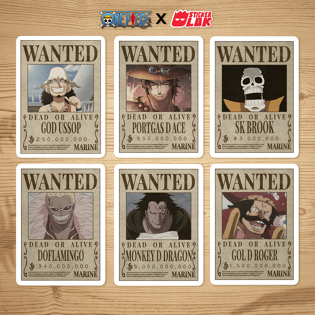 One Piece x Sicker Lok Sticker (20 pack) - STICKER LOK