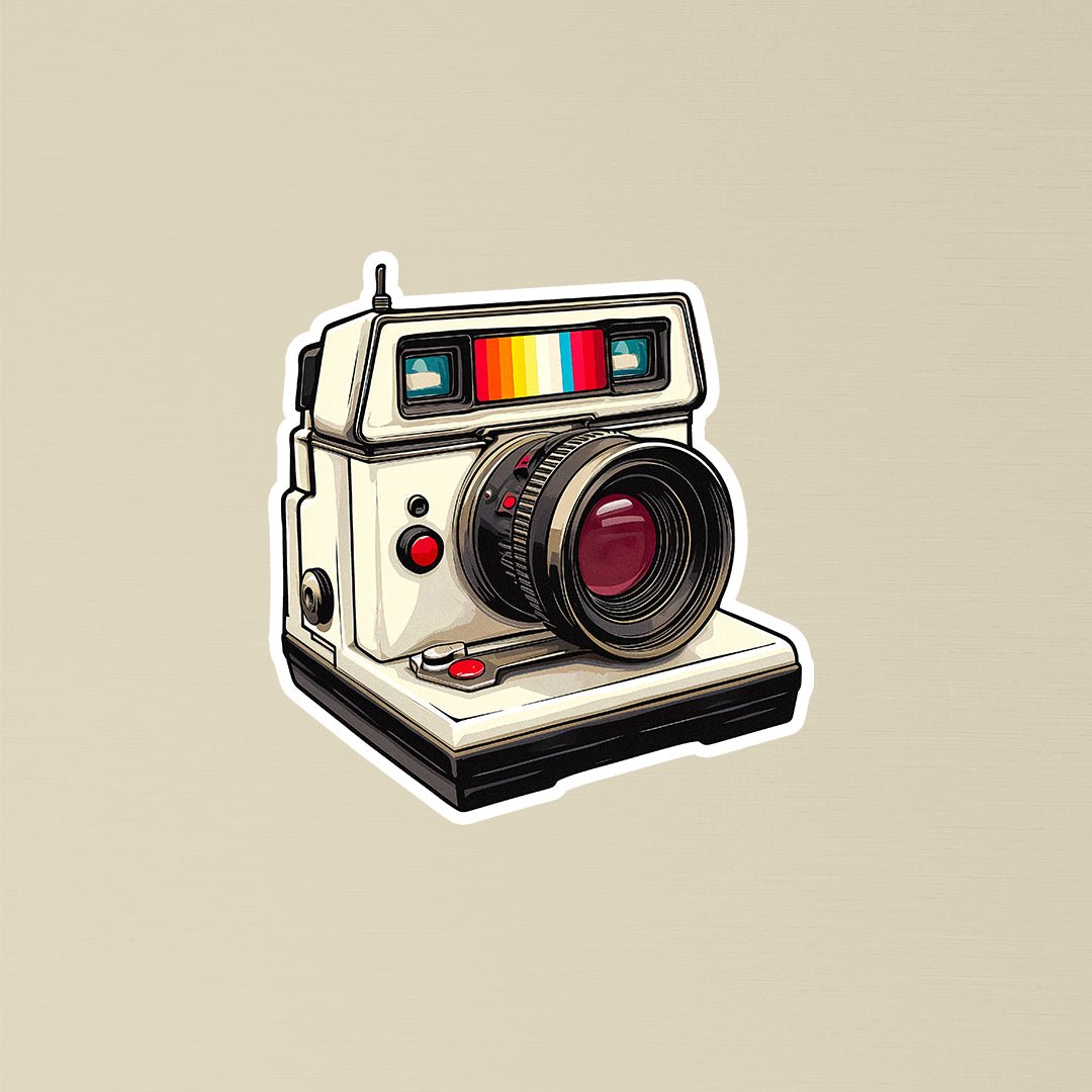 Polaroid Camera Vintage Sticker - STICKER LOK