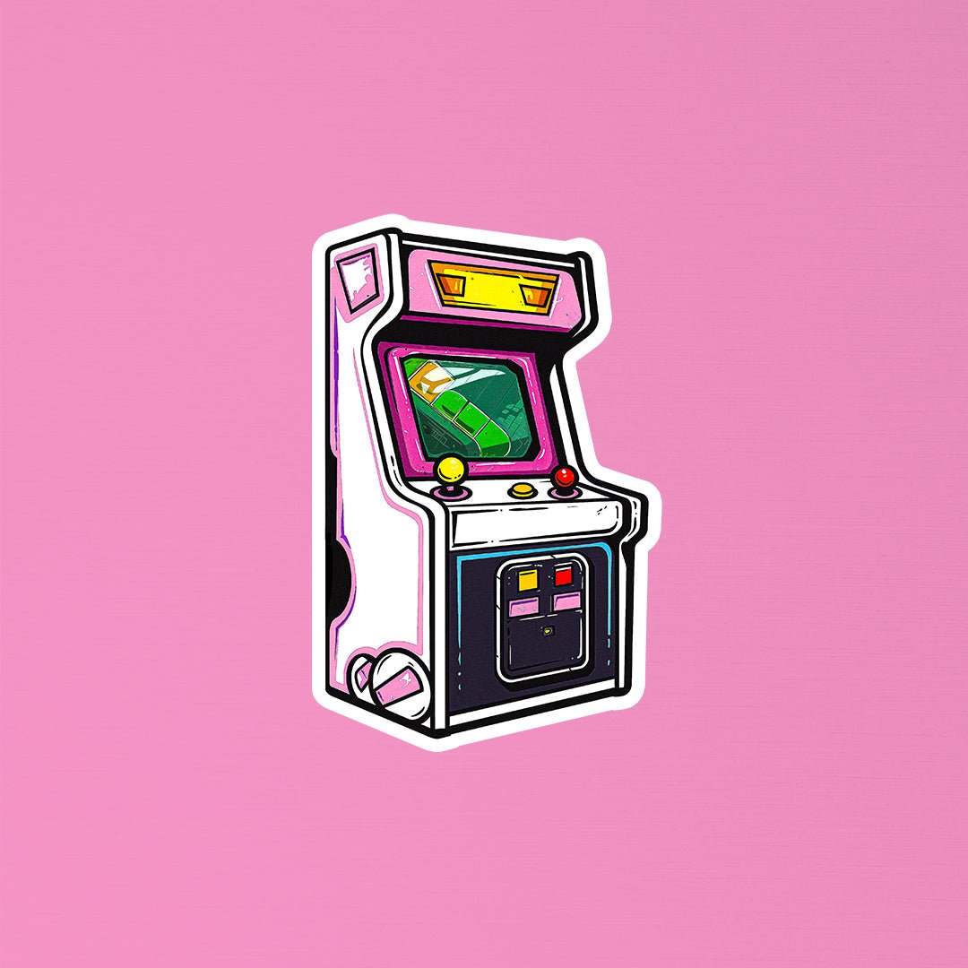 Retro Arcade Machine Sticker - STICKER LOK